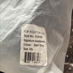 Steel Grey Signature Sweatpants